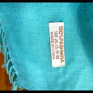 Brilliant Blue Pashmina Scarf